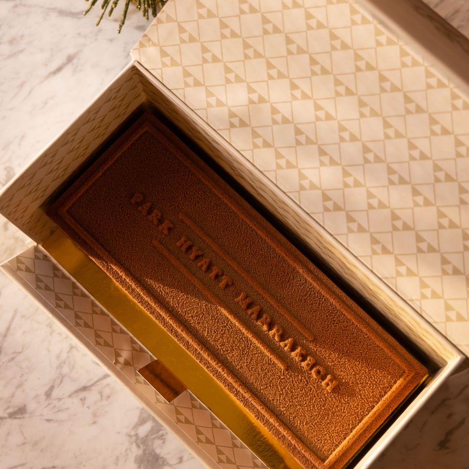 Bûches de Noël du Park Hyatt Marrakech : deux créations d’exception pour les fêtes